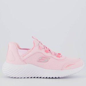 Tênis Skechers Bounder Simple Cut Infantil Rosa