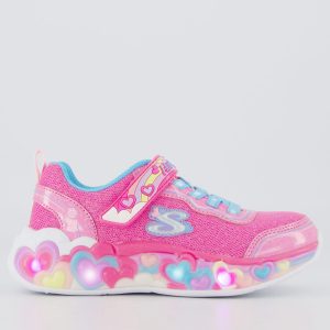 Tênis Skechers Light Heart Infantil Rosa