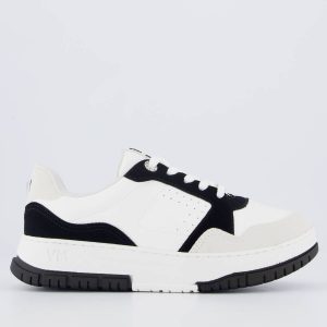 Tênis Via Marte V219 Feminino Branco e Preto