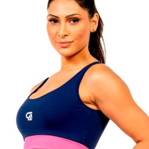 Top Power Feminino Azul