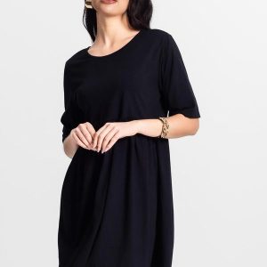 Vestido Feminino Liso Preto