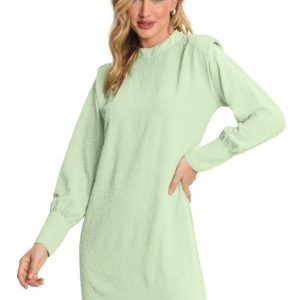Vestido Feminino Poa Verde