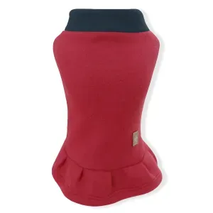 Vestido Soft para Cães e Gatos Fábrica Pet Vermelho