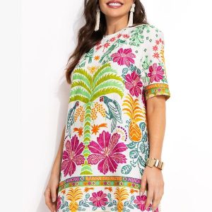 Vestido T-Shirt Off White