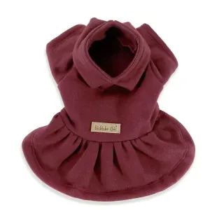 Vestido de Moletom Bichinho Chic Vinho