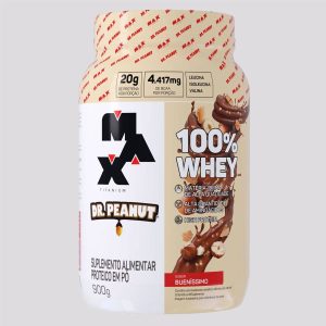 Whey Protein Max Titanium Dr Peanut 100% Whey - 900g