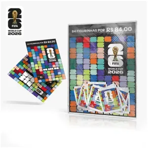 Blister Cartela com 12 Figurinhas da Copa Panini - Único