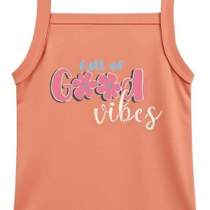 Blusa Full Of Good Vibe Laranja Pastel