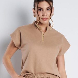 Blusa Gola Alta Moletinho Terra