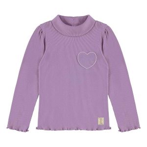 Blusa Gola Alta em Ribana Roxo
