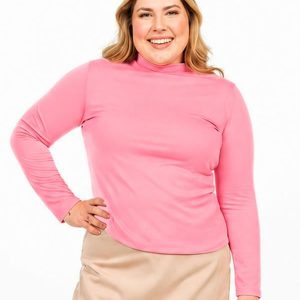 Blusa Térmica Plus Size Rosa