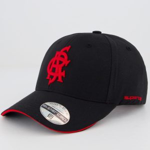 Boné Sport Recife Basic Preto e Vermelho