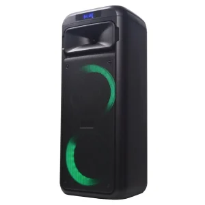 Caixa de Som Benoá 30RMS Bluetooth FM com Led Preto