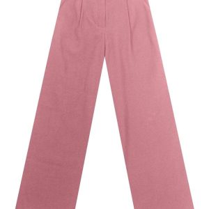 Calça Feminina em Alfaiataria Rosa