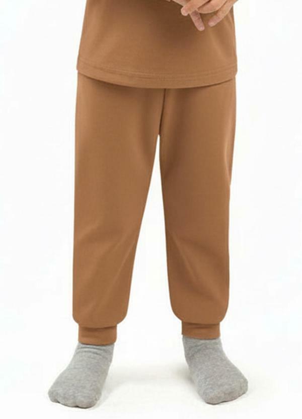 Calça Infantil Térmica Marrom