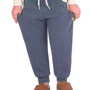 Calça Infantil com Bolsos Laterais Azul