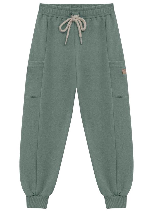 Calça Infantil com Bolsos Laterais Verde