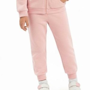 Calça Infantil em Algodão Rosa