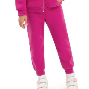 Calça Infantil em Algodão Rosa