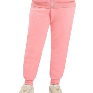 Calça Infantil em Algodão Rosa