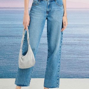 Calça Jeans Cós Duplo Azul