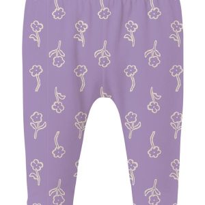 Calça Legging Floral Lavanda