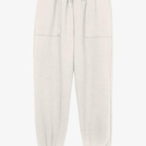 Calça Moletom Jogger Básico Bege