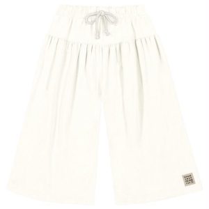 Calça Pantacourt Infantil Bege