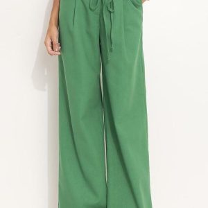 Calça Verde em Linho