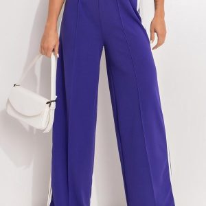 Calça Violeta em Malha Crepe