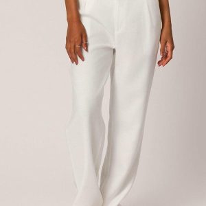 Calça Wide Leg Branco