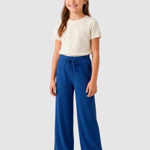 Calça Wide Leg Ribana Marinho