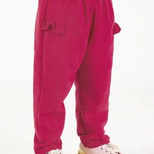 Calça em Moletinho Rosa
