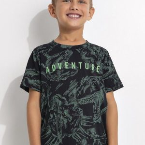 Camiseta Estampada Verde