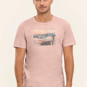 Camiseta Masculina Rosa