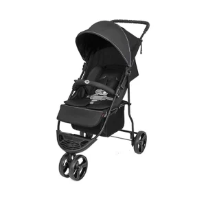 Carrinho de Passeio Tutti Baby 10015020 Horus 3 Rodas Capota Retratil e Removível Preto