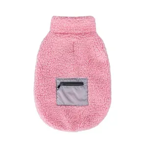 Casaco Sherpa para Cães Flicks Rosa
