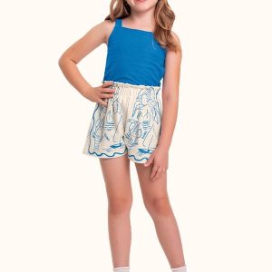 Cj.Regata/Short Azul
