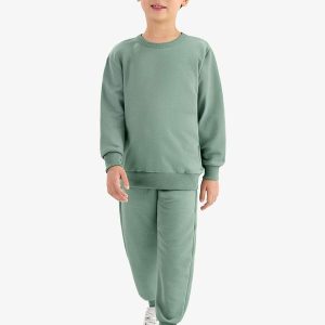 Conjunto Blusão com Calça Masculino Verde
