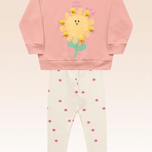 Conjunto Blusão e Legging Rosa