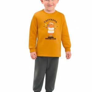 Conjunto Infantil Capybara Amarelo
