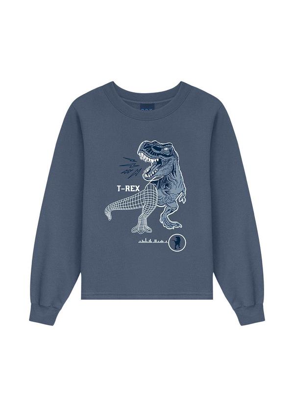 Conjunto Infantil Dino T Rex Azul