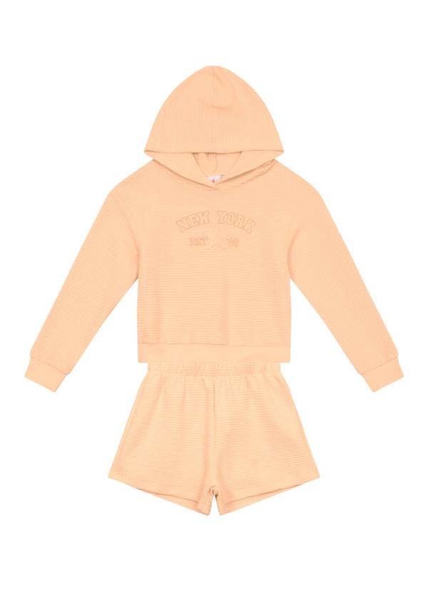Conjunto Infantil Menina Laranja