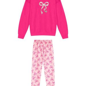 Conjunto Infantil Moletom Rosa