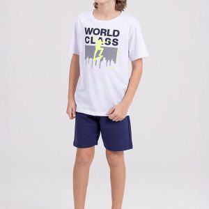 Conjunto Infantil World Class Branco