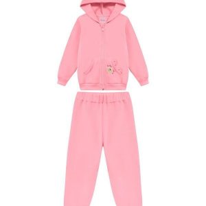 Conjunto Infantil de Inverno Rosa