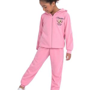 Conjunto Infantil de Inverno Rosa