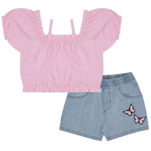 Conjunto Malha Rosa