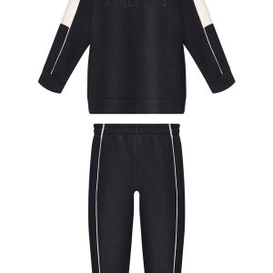 Conjunto Menino em Moletom Felpado Preto