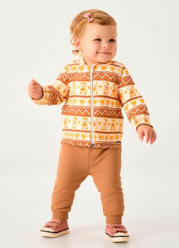 Conjunto Moletinho Marrom